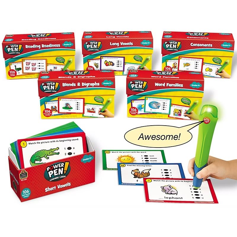 Power Pen Early Reading Quiz Cards - Set Of 6