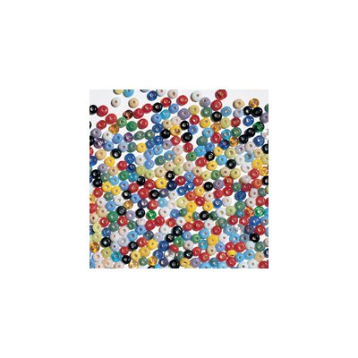 Perles de rocaille colorées - 3 mm / livre Perles de rocaille colorées - 3 mm / livre