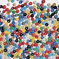 Perles de rocaille colorées - 3 mm / livre