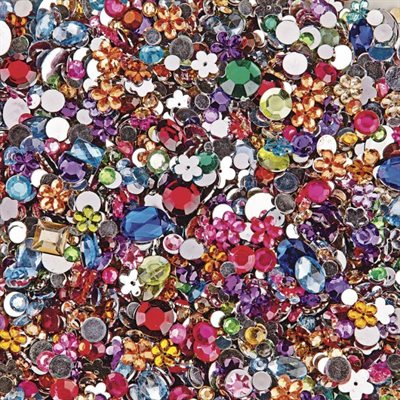 Pierres précieuses à facettes - 1 / 2 Lb