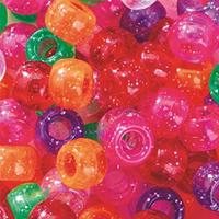 Perles de poney de spécialité scintillantes