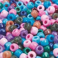 Perles de poney spécialisées semi-précieuses