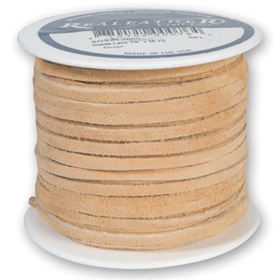 Suede Lace - Beige