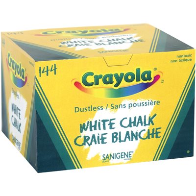 Crayola Craie-Blanc-144 Bâtons Crayola Craie-Blanc-144 Bâtons