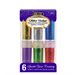 Glitter Shaker 7g ea - Primary Colours - 6 / Pack