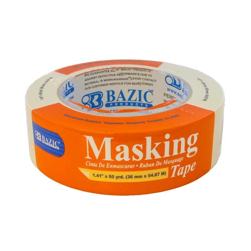 1.88" X 2160" - 60 Yards General Purpose Masking Tape 1.88" X 2160" - 60 Yards General Purpose Masking Tape