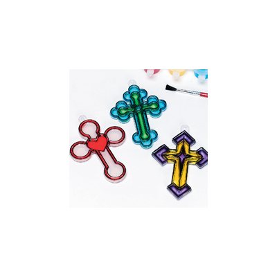 Cross Sun Catcher Pack of 12