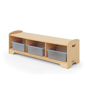 1-Level Staggered Shelf