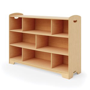 3-Level Staggered Shelf