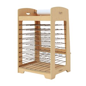 Birch Painting Easel with Drying Rack