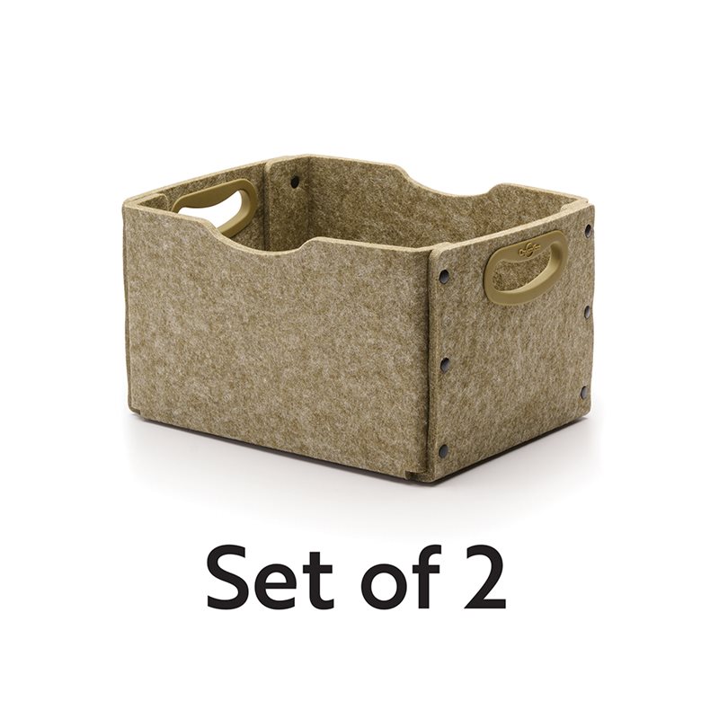 Large Softouch Storage Bin Kit- Set of 2 - Moss