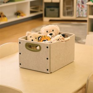 Large Softouch Storage Bin Kit- Set of 2 - Sand
