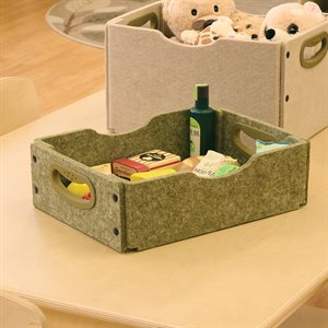 Stubby Softouch Storage Bin Kit- Set of 2 - Moss