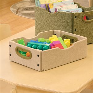 Stubby Softouch Storage Bin Kit- Set of 2 - Sand