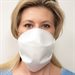 2-Ply Non-Woven Polypropylene Pleated Face Mask for Adults with Ties- White - Pack of 25