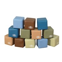 Blocs bébé aux couleurs des bois - Lot de 12