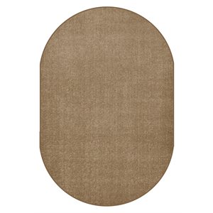 Tapis ovale 8'3" x 11'8" Votre salle de classe - Beige