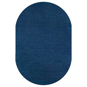 Tapis ovale 8'3" x 11'8" Your Classroom - Bleu