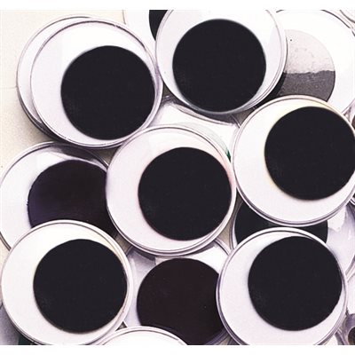 Black Jumbo Eyes - 100 Pcs