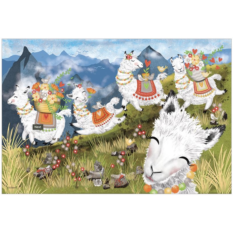 Leaping Llamas Floor Puzzle - 36pcs