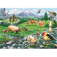 Rocky Mountain Wildlife Tray Puzzle
