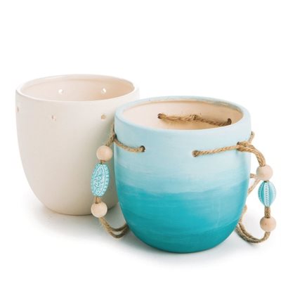 Colour-Me Ceramic Bisque Planters