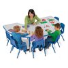 48" X 72" Rainbow Adjustable Group Table - Blue