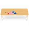 Low 30" X 60" Natural Adjustable Rectangular Table