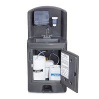 Hot Water Portable Sink with Towel and Soap Dispenser