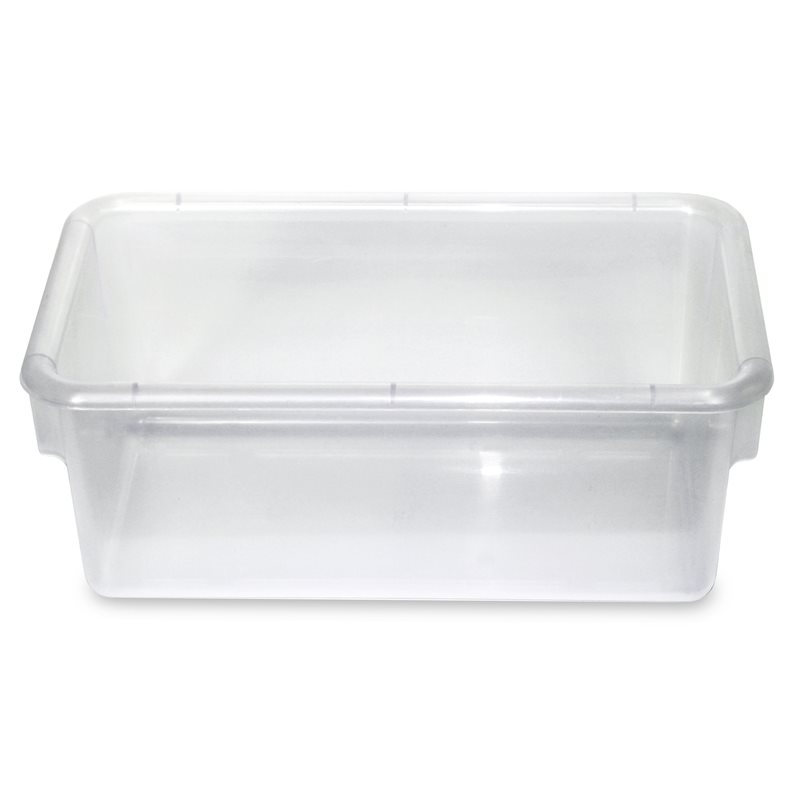 (1) Petite poubelle en plastique - Transparente