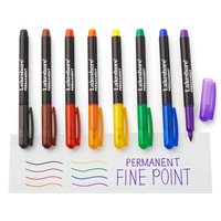Thin Line Permanent Markers - Set of 8 - Assorted