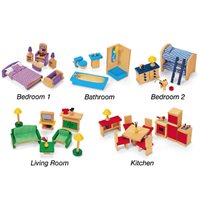 Meubles de maison de poupée Play-All-Around