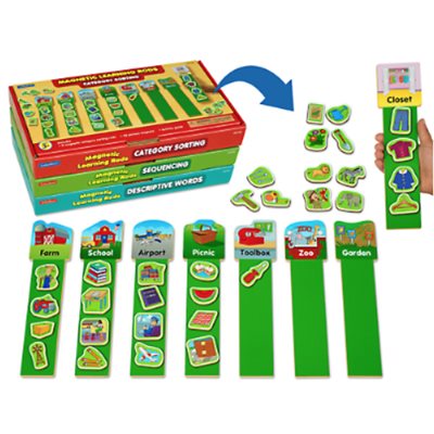 Magnetic Language Learning Rods-Complete Set