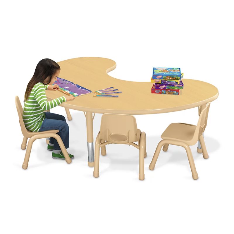 48" X 72" Heavy-Duty Adjustable Low Height (15"H to 24"H) Group Table