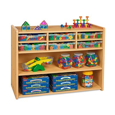 Heavy-Duty Shelves & Trays Storage Unit