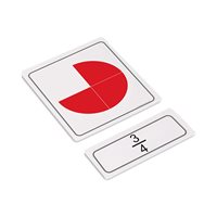 Fraction Circle Control Cards (Plastic & Cut)