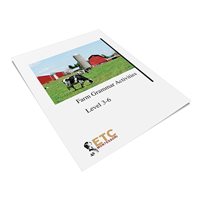 Farm Grammar Activities (Plastic & Cut)