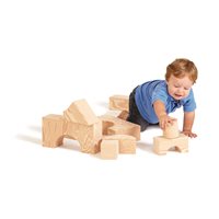 Gros blocs en bois