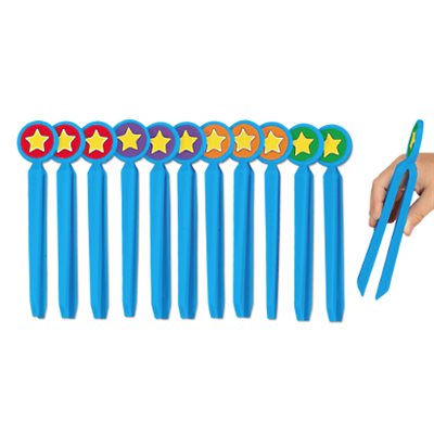 Easy-Grip Safety Tweezers - Set of 12