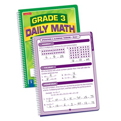 Daily Math Practice Journal - Gr. 3-Each Daily Math Practice Journal - Gr. 3-Each
