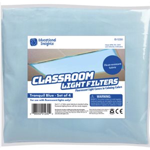 Classroom Light Filters-Tranquil Blue