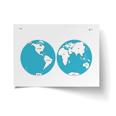 Continent Colouring Maps