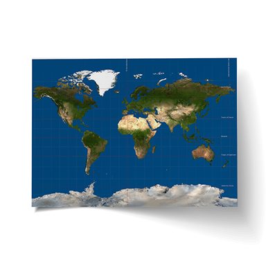 Giant Map Of The World