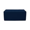 Ottoman rectangulaire touffeté 16"H - Marine