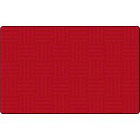  Bold Weave Tone-on-Tone Solds® Carpet-Cherry 6' x 8'4"