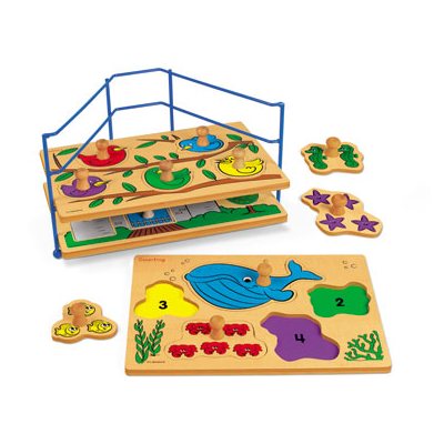 Ensemble de puzzle d'apprentissage Big Knob Ensemble de puzzle d'apprentissage Big Knob