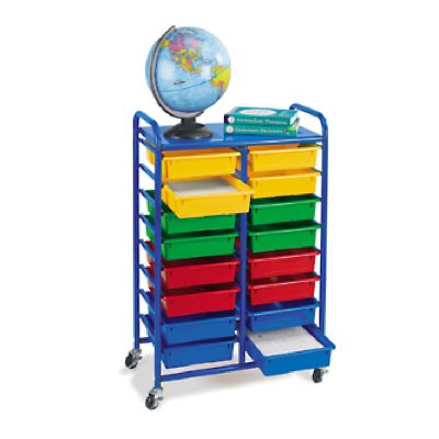 Organiseur mobile à 16 plateaux Organiseur mobile à 16 plateaux