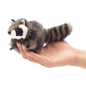 Mini marionnette raton laveur Folkmanis