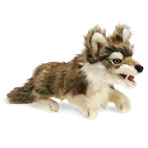 Marionnette loup gris Folkmanis