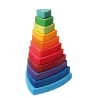 Grimms Wankel Stacking Tower - Multi-Coloured